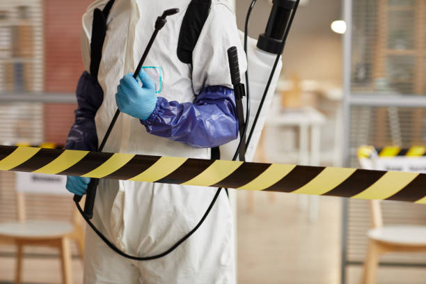 Professional Blood Cleanup technician working in Morehead City, NC